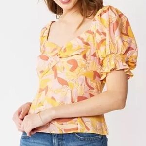 Nine West Crop Top Blouse NWT